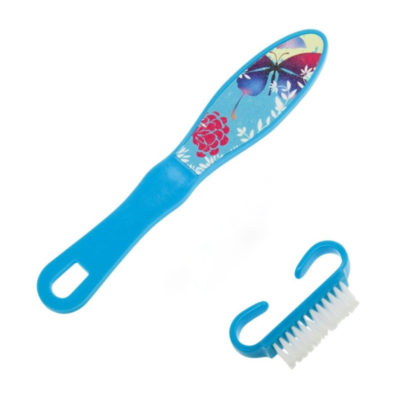 Набор маникюрный 2 пр.(пилка+щетка) Микс