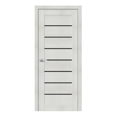 Дверь ЭКО Браво-22 Bianco Veralinga Black Star 200*70