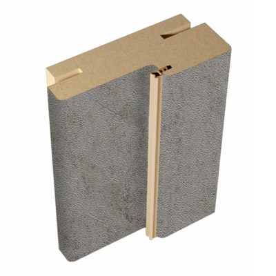 Коробка ПВХ бетон темный 30*70 телескоп с уплотнителем