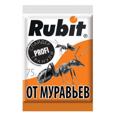 Рубит Спайдер гранулы от муравьев 75 г
