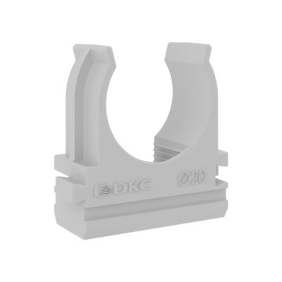 Крепеж трубы д.20 с защелкой