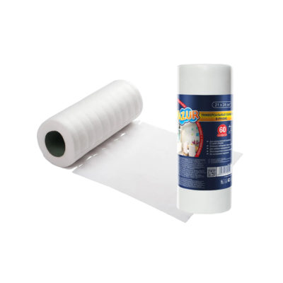 Салфетки универс. рулон 60шт. 21*24см (вискоза)