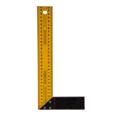 Угольник металлический желтый