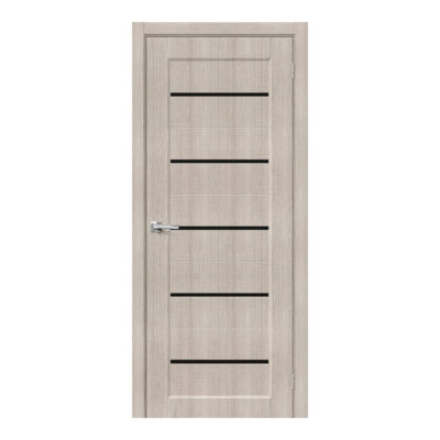 Дверь ЭКО Мода-22 Cappuccino Melinga Black Line 200*80