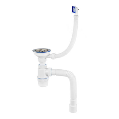 Сифон ВИР ЭЛИТ гофр. белый