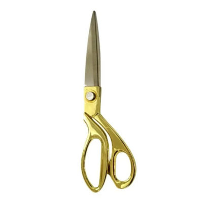 Ножницы 242 мм металлическая ручка(золотая)