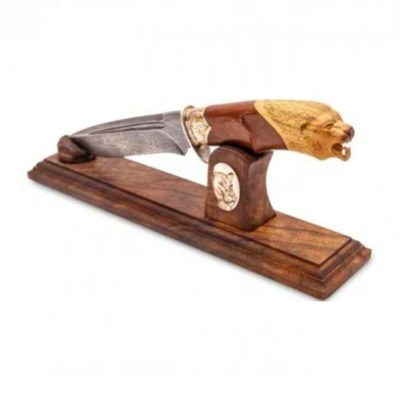 Нож лев/волк (подарочный)