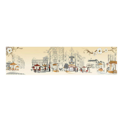 Листовая панель (фартук) Уличное кафе 0