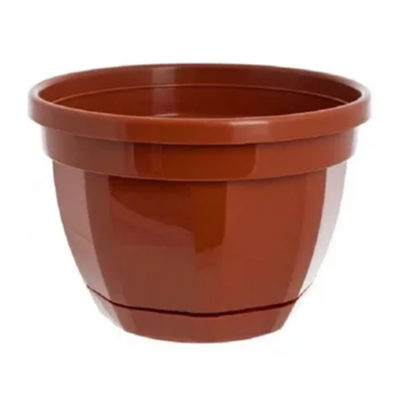 Кашпо подвесное 3 л 200 мм с поддоном НИКА терракот