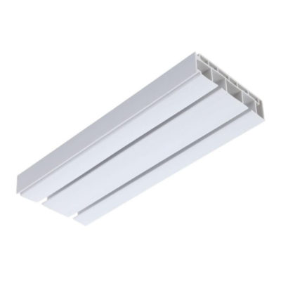 Карниз потолочный ПВХ Лайт 2-х рядный 2.8 м