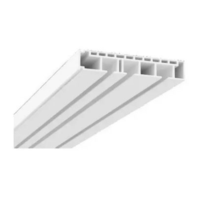 Карниз потолочный ПВХ Лайт 3-х рядный 2.4 м