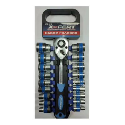 Набор трещетка + 19 предметов X-pert