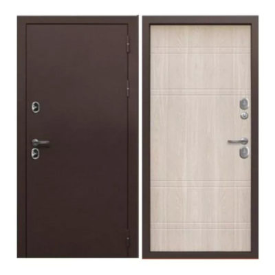 Дверь 960 Левая ПРОТЕРМА Антик медь Уайт