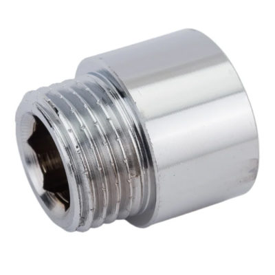 Удлинительная гайка хром 1/2" 15 мм