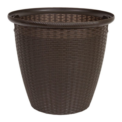 Кашпо цветное в асс.