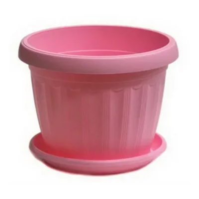 Кашпо розовое 10л.