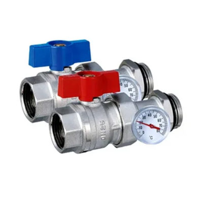 Кран американка коллекторный прямой бабочка ТИМ