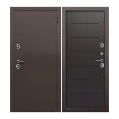 Дверь мет. 11 см ИЗОТЕРМА Медный антик Темный Кипарис 960 левая