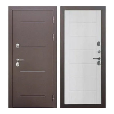 Дверь мет. 11 см ИЗОТЕРМА Медный Антик Астана Милки 960 левая