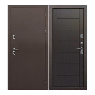 Дверь мет. 11 см ИЗОТЕРМА Медный антик Темный Кипарис 860 правая