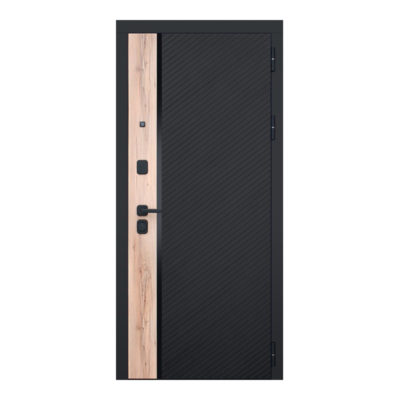 Дверь ЛЕВАЯ 860 ФРЕГАТ с зеркалом Белый матовый