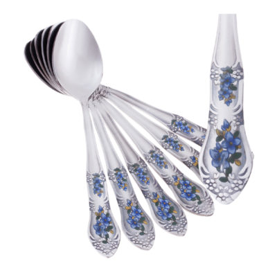 Чайная ложка "Синий цветок"