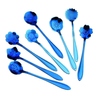 Кофейная ложка "Синий цветок"