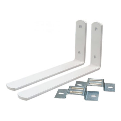 Держатель (кронштейн) настенный с креплением для гардин 150мм