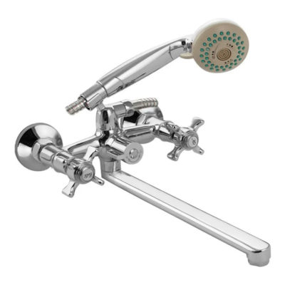 НЕВА 6501 Смеситель д/ванны металлокерам. с шар.переключ.