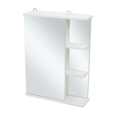 Шкаф зеркальный Cosmetic 55 (белый)   "Л"