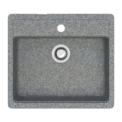 Мойка врез. 9/Q8 темн.серая 570*505*200 карел.камень ZETT