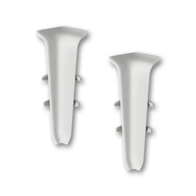 Угол внутренний д/плинтуса 85 мм Деконика светло-серый 002