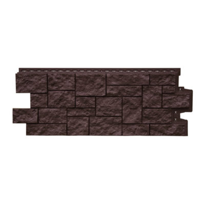 GL Пангель фасадная Дикий камень Шоколад (978*388 мм)