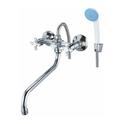 JIK7-A102-A Смеситель д/ванный с шар.переключ.