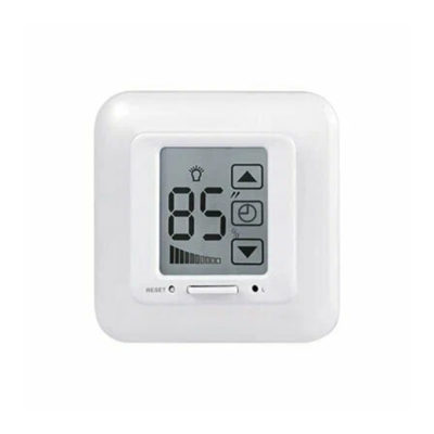 USW-001-LCD-DM-40/500W-TM-M-WH Выключ. с регулятором яркости и таймером выключ. Сенсорный. Белый