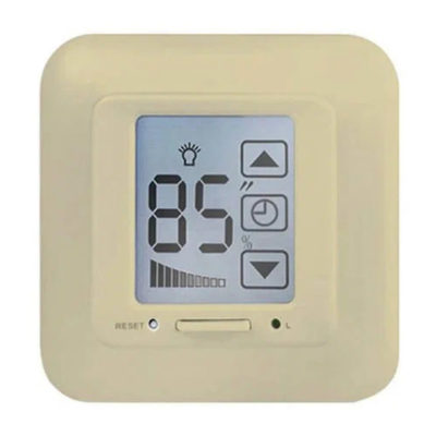 USW-001-LCD-DM-40/500W-TM-M-BG Выключ. с регулятором яркости и таймером выключ. Сенсорный. Бежевый