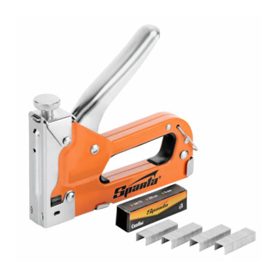 Набор: степлер меб. регулир. со скобами 200шт