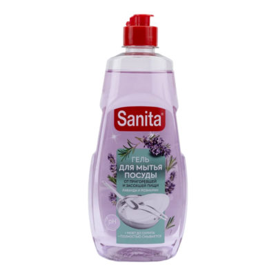 Средство для мытья посуды Лаванда+розмарин 450 мл Санита Люкс
