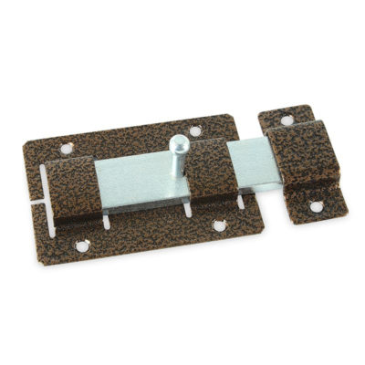 Задвижка дверная ЗД-02 пол.медь