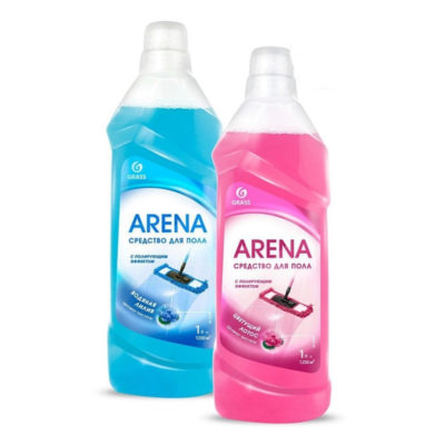 СРЕДСТВО ДЛЯ МЫТЬЯ ПОЛОВ С ПОЛИРУЮЩ.ЭФФЕКТОМ ARENA 1Л GRASS