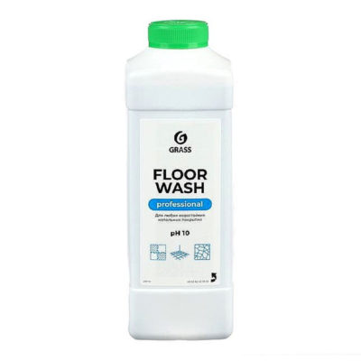 СРЕДСТВО ДЛЯ МЫТЬЯ ПОЛОВ НЕЙТРАЛЬНОЕ FLOOR WASH 1Л GRASS