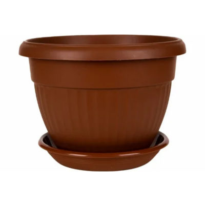 Горшок для цветов "Флора" 2 л с поддоном