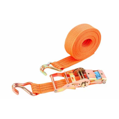 Ремень крепления груза с крюками и храповым мех-ом 135мм