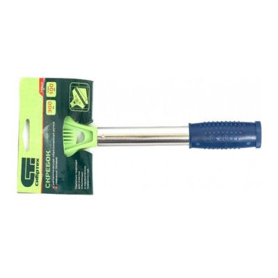 Скребок 100мм метал. обрезин. ручка 300мм