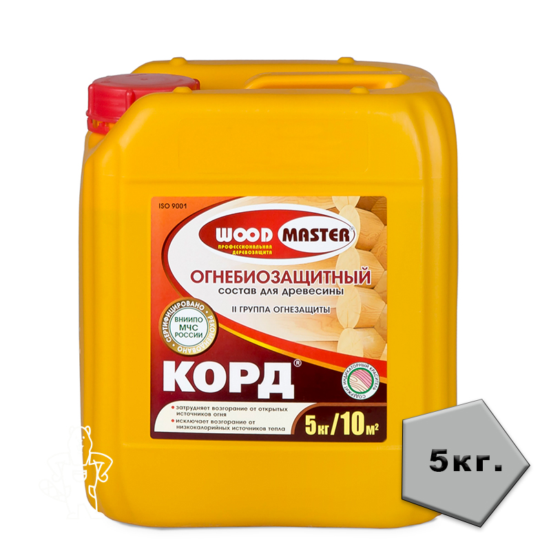 Корд Огнебиозащитный состав WOODMASTER 5кг