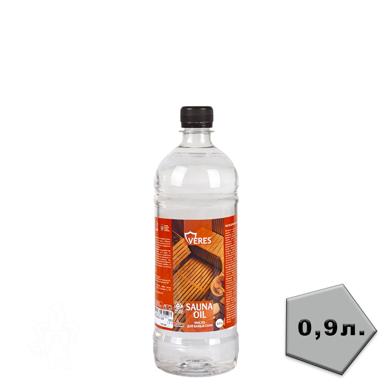 Масло древозащитное для бань и саун 0,9 л "VERES"