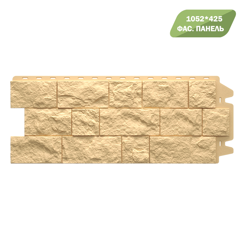 Docke Фасадная панель FELS Слоновая кость (1052*425 мм)