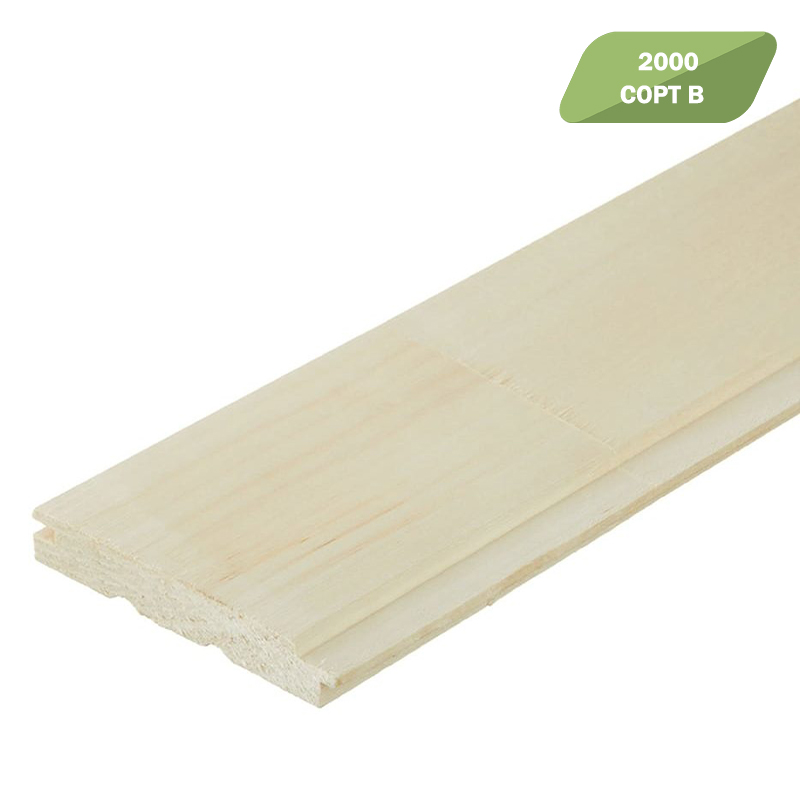 Вагонка Осина 2м Сорт В