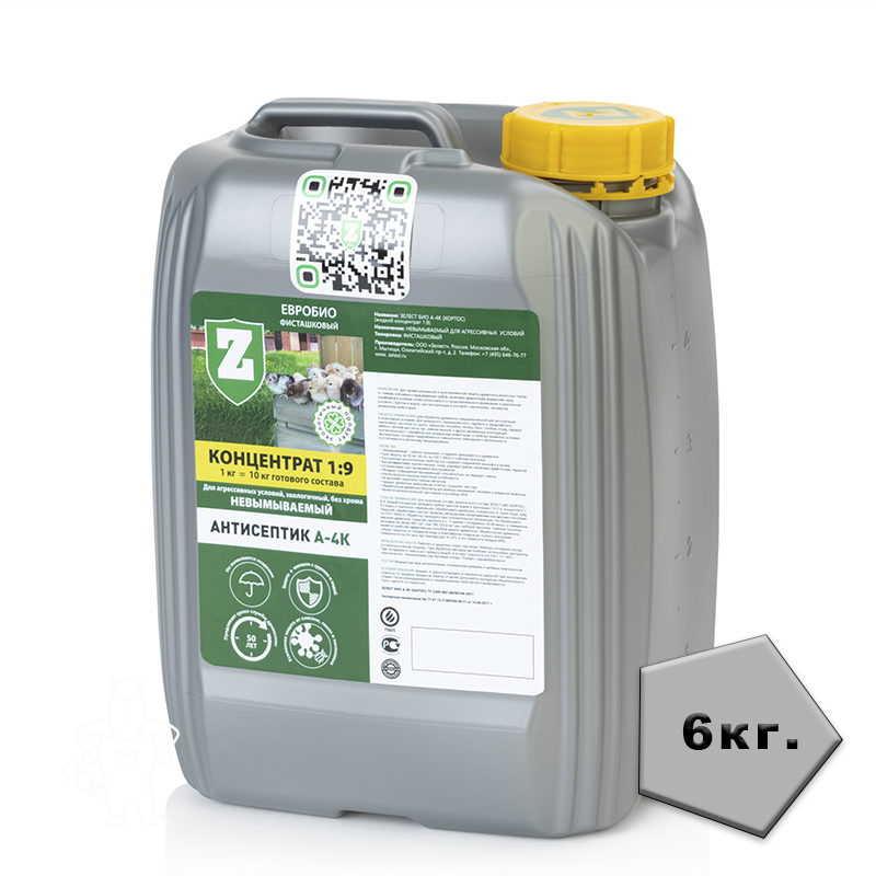 А-4К-06 ЗЕЛЕСТ ЕВРОБИО Ж/К 1:9 6кг