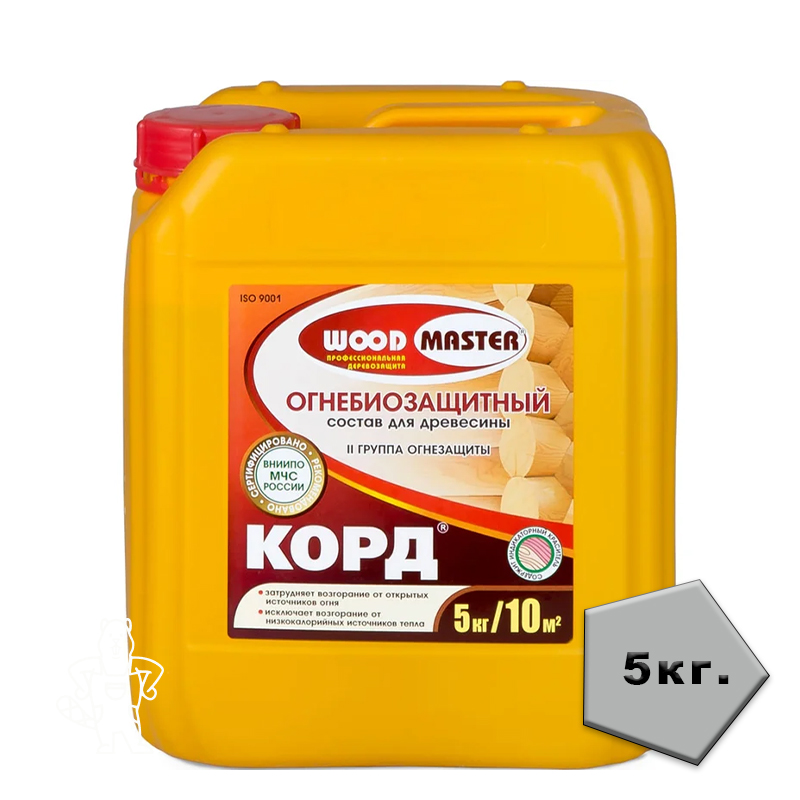 Корд Огнебиозащитный состав WOODMASTER 5кг